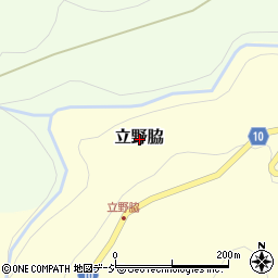 〒939-1766 富山県南砺市刀利の地図