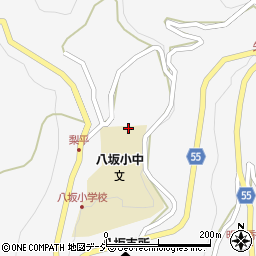 長野県大町市八坂大平1080周辺の地図