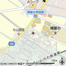 石川県白山市井関町ヌ61-8周辺の地図