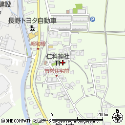 長野県大町市社館ノ内5621周辺の地図