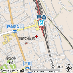 長野県千曲市戸倉中町周辺の地図