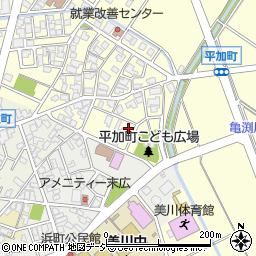 石川県白山市平加町イ30周辺の地図