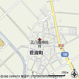 石川県白山市菅波町3周辺の地図
