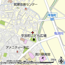 石川県白山市平加町イ24周辺の地図