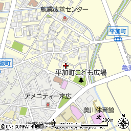 石川県白山市平加町イ50-3周辺の地図