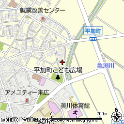 石川県白山市平加町イ6周辺の地図