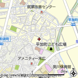 石川県白山市平加町イ60-1周辺の地図