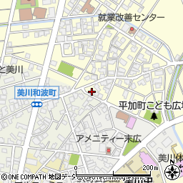 石川県白山市平加町イ87周辺の地図