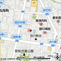 群馬県渋川市渋川辰巳町1696-2周辺の地図