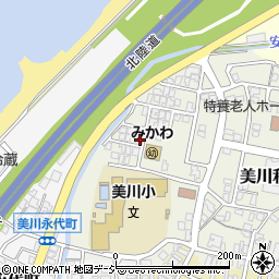 石川県白山市美川和波町北41-2周辺の地図