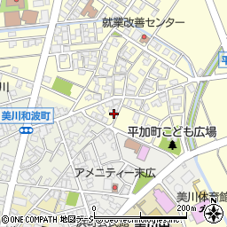 石川県白山市平加町イ82周辺の地図