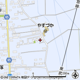 栃木県下都賀郡壬生町安塚1956-15周辺の地図