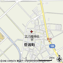 石川県白山市菅波町4周辺の地図