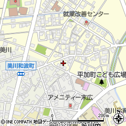 石川県白山市平加町イ85周辺の地図