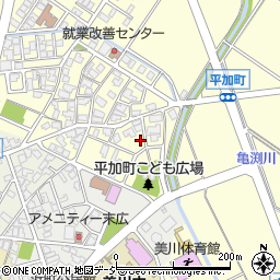 石川県白山市平加町イ33周辺の地図