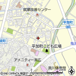 石川県白山市平加町イ47周辺の地図
