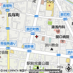 群馬県渋川市渋川辰巳町1696-12周辺の地図