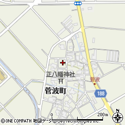 石川県白山市菅波町7周辺の地図