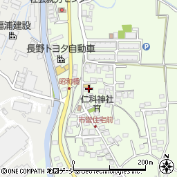 長野県大町市社館ノ内5879周辺の地図