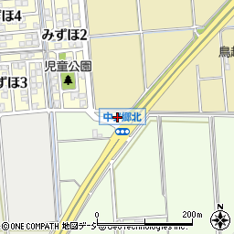 石川県白山市中ノ郷町ヘ周辺の地図