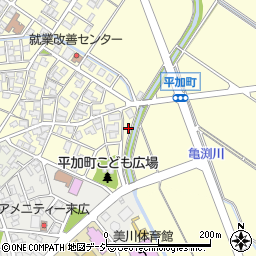 石川県白山市平加町イ9周辺の地図