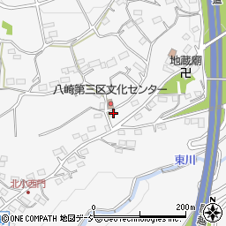 群馬県渋川市北橘町八崎1424-2周辺の地図