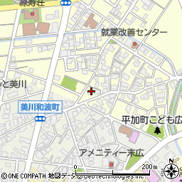 石川県白山市平加町イ93周辺の地図