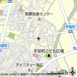 石川県白山市平加町イ45周辺の地図