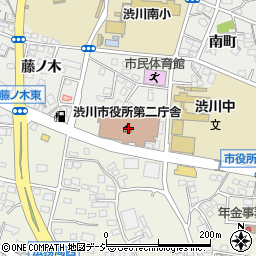 渋川市役所　スポーツ健康部スポーツ課周辺の地図