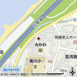 石川県白山市美川和波町北41-10周辺の地図