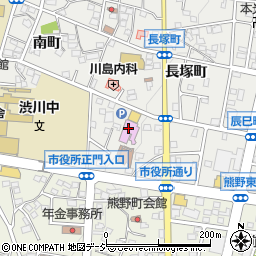 渋川市立図書館周辺の地図