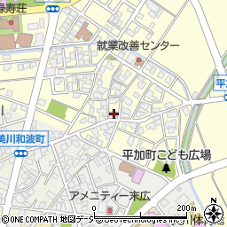 石川県白山市平加町イ76周辺の地図