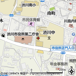 渋川市立渋川中学校周辺の地図