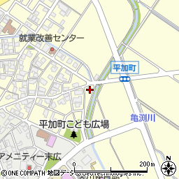石川県白山市平加町イ13周辺の地図