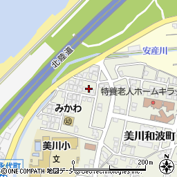 石川県白山市美川和波町北79-5周辺の地図