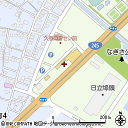 「道の駅」日立おさかなセンター公衆トイレ周辺の地図
