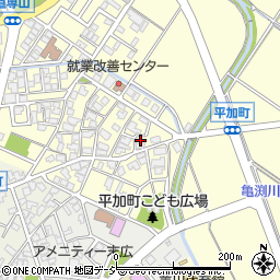 石川県白山市平加町イ41周辺の地図