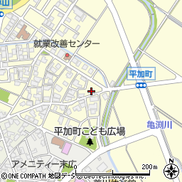 石川県白山市平加町イ17周辺の地図