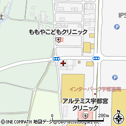 カワサキ　プラザ宇都宮インターパーク周辺の地図