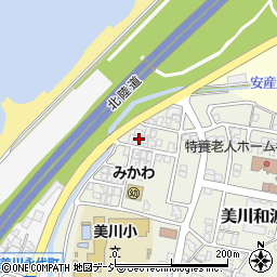 石川県白山市美川和波町北56-15周辺の地図