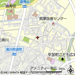 石川県白山市平加町イ99周辺の地図