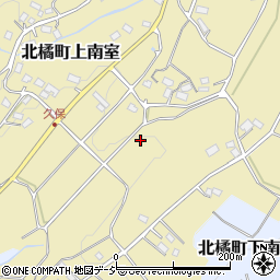 群馬県渋川市北橘町上南室周辺の地図