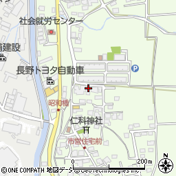 長野県大町市社館ノ内5882周辺の地図