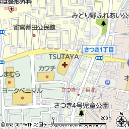 ＴＳＵＴＡＹＡ宇都宮南店周辺の地図