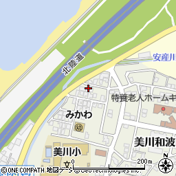 石川県白山市美川和波町北56-19周辺の地図