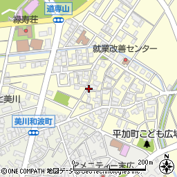 石川県白山市平加町イ103周辺の地図