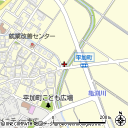 石川県白山市平加町117周辺の地図