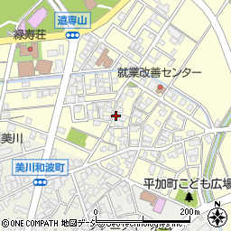 石川県白山市平加町イ104周辺の地図