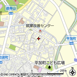 石川県白山市平加町イ70周辺の地図
