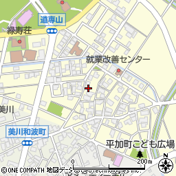 石川県白山市平加町イ106周辺の地図